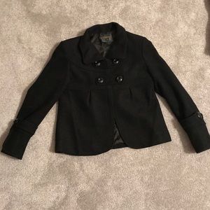 🚫SOLD🚫Wool short coat black size S